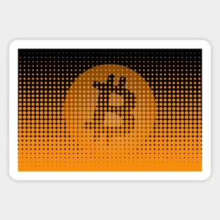 Bitcoin logo effect Magnet